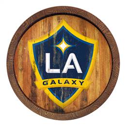LA Galaxy: Weathered "Faux" Barrel Top Sign  