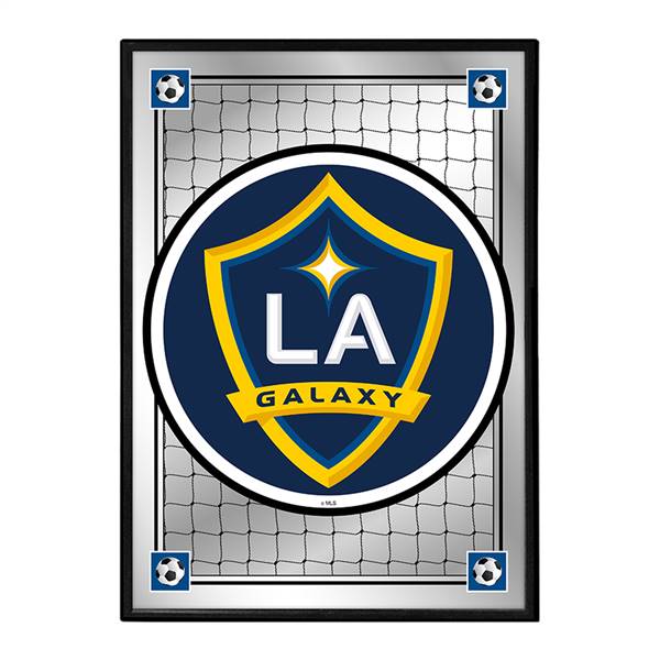 LA Galaxy: Team Spirit - Framed Mirrored Wall Sign