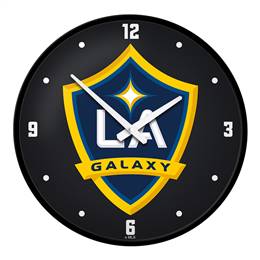 LA Galaxy: Modern Disc Wall Clock