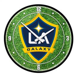 LA Galaxy: Pitch - Modern Disc Wall Clock