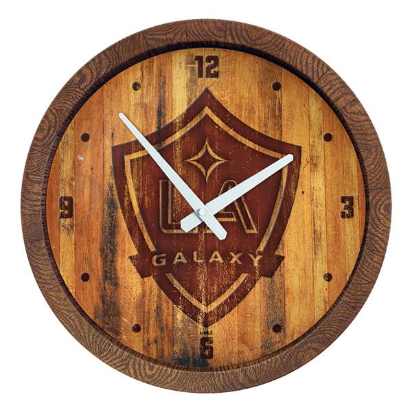 LA Galaxy: Branded "Faux" Barrel Top Clock  