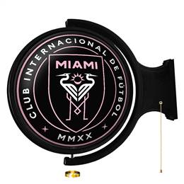 Inter Miami CF: Original Round Rotating Lighted Wall Sign