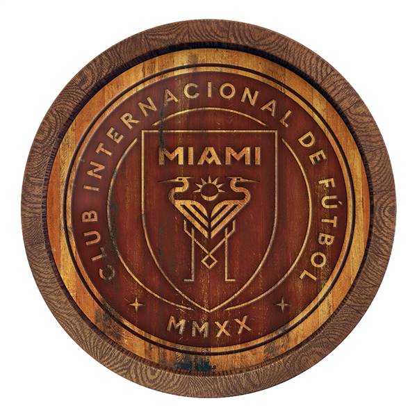 Inter Miami CF: Branded "Faux" Barrel Top Sign  