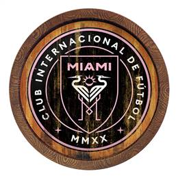 Inter Miami CF: Weathered "Faux" Barrel Top Sign  