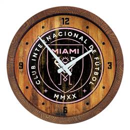 Inter Miami CF: Weathered "Faux" Barrel Top Clock  