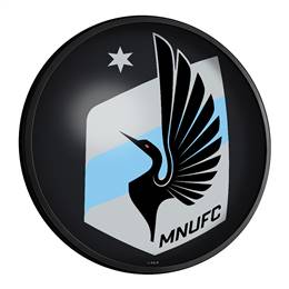 Minnesota United FC: Round Slimline Lighted Wall Sign