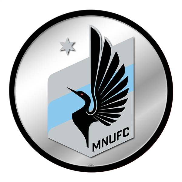 Minnesota United FC: Modern Disc Mirrored Wall Sign