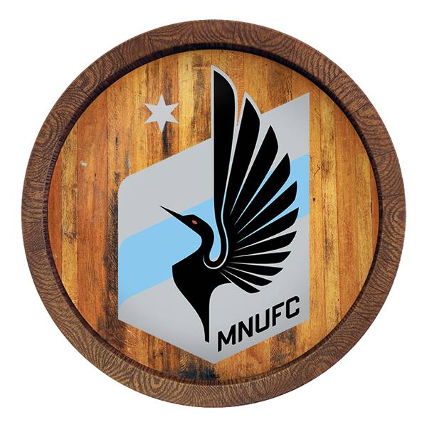 Minnesota United FC: "Faux" Barrel Top Sign  