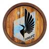 Minnesota United FC: Weathered "Faux" Barrel Top Sign  