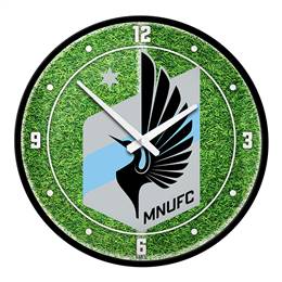Minnesota United FC: Pitch - Modern Disc Wall Clock