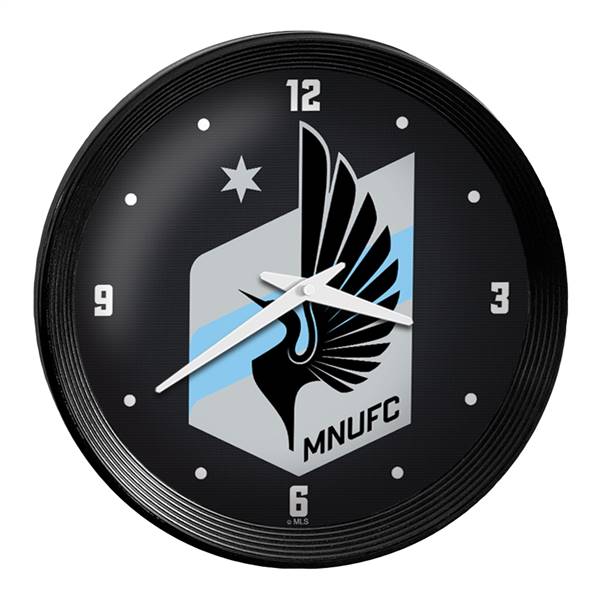 Minnesota United FC: Ribbed Frame Wall Clock