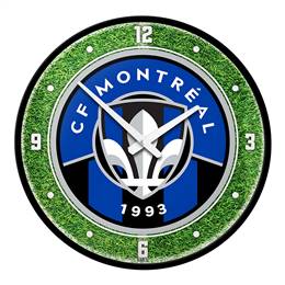 CF Montreal: Pitch - Modern Disc Wall Clock
