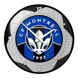 CF Montreal: Soccer Ball - Modern Disc Wall Clock