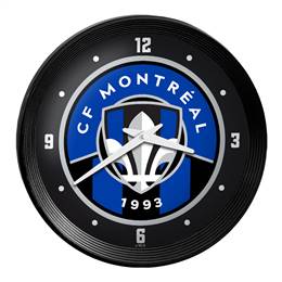 CF Montreal: Ribbed Frame Wall Clock LED Car Door Light