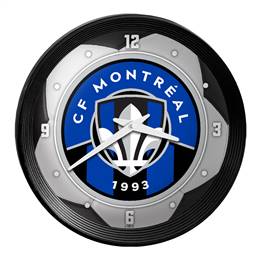 CF Montreal: Soccer Ball - Ribbed Frame Wall Clock