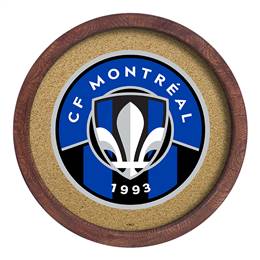 CF Montreal: "Faux" Barrel Framed Cork Board LED Car Door Light 