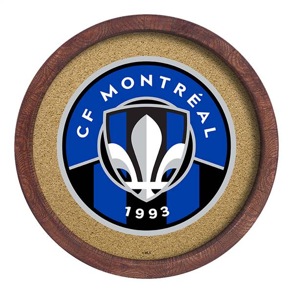  CF Montreal: "Faux" Barrel Framed Cork Board LED Car Door Light 