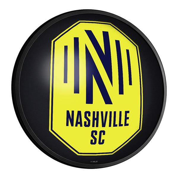 Nashville SC: Round Slimline Lighted Wall Sign