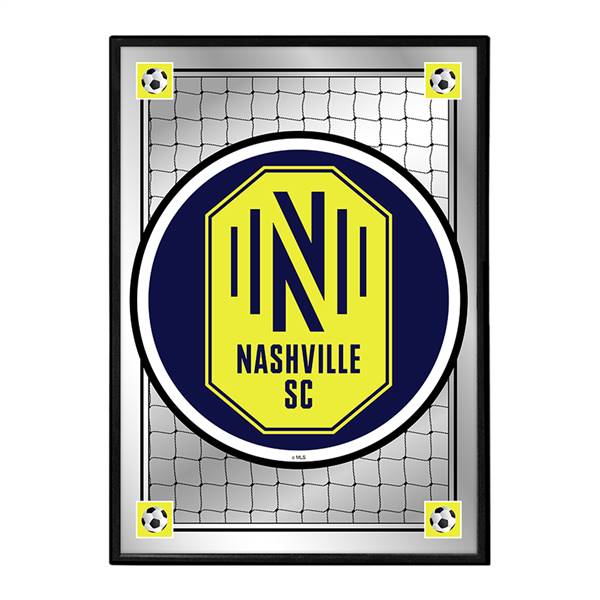 Nashville SC: Team Spirit - Framed Mirrored Wall Sign