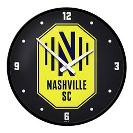 Nashville SC: Modern Disc Wall Clock