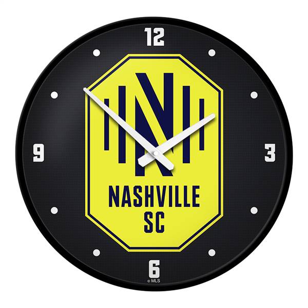 Nashville SC: Modern Disc Wall Clock