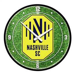 Nashville SC: Pitch - Modern Disc Wall Clock