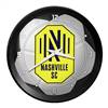 Nashville SC: Soccer Ball - Ribbed Frame Wall Clock