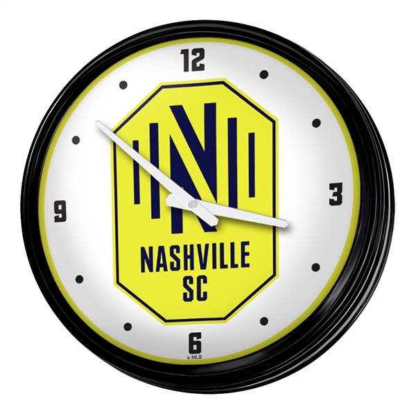 Nashville SC: Retro Lighted Wall Clock