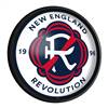 New England Revolution: Round Slimline Lighted Wall Sign