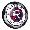 New England Revolution: Soccer - Round Slimline Lighted Wall Sign