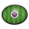 New England Revolution: Pitch - Oval Slimline Lighted Wall Sign