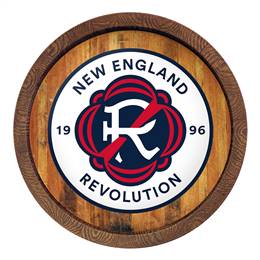 New England Revolution: "Faux" Barrel Top Sign Halloween Decoration 