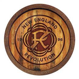 New England Revolution: Branded "Faux" Barrel Top Sign Halloween Decoration 