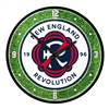 New England Revolution: Pitch - Modern Disc Wall Clock