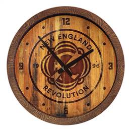 New England Revolution: Branded "Faux" Barrel Top Clock  