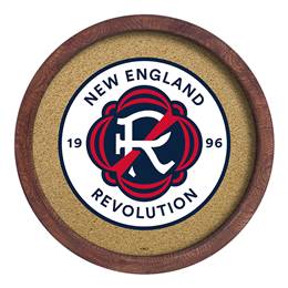 New England Revolution: "Faux" Barrel Framed Cork Board Halloween Decoration 