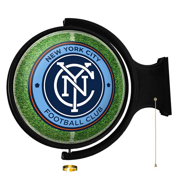 New York City FC: Pitch - Original Round Rotating Lighted Wall Sign  