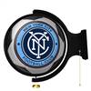 New York City FC: Soccer Ball - Original Round Rotating Lighted Wall Sign  