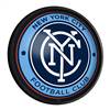 New York City FC: Round Slimline Lighted Wall Sign