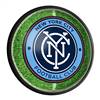 New York City FC: Pitch - Round Slimline Lighted Wall Sign