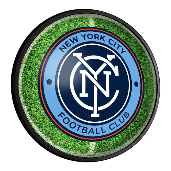New York City FC: Pitch - Round Slimline Lighted Wall Sign
