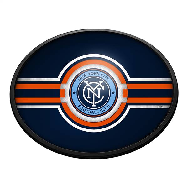 New York City FC: Oval Slimline Lighted Wall Sign