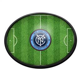 New York City FC: Pitch - Oval Slimline Lighted Wall Sign