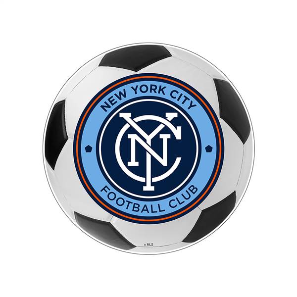 New York City FC: Soccer Ball - Edge Glow Lighted Wall Sign