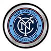 New York City FC: Modern Disc Mirrored Wall Sign