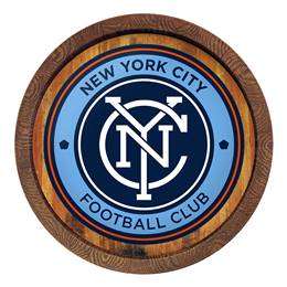 New York City FC: "Faux" Barrel Top Sign  