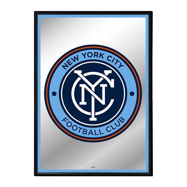 New York City FC: Framed Mirrored Wall Sign