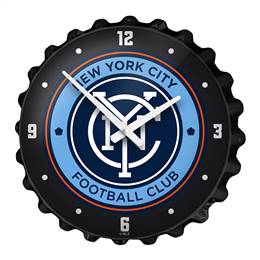 New York City FC: Bottle Cap Wall Clock