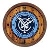 New York City FC: "Faux" Barrel Top Clock  