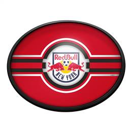 New York Red Bulls: Oval Slimline Lighted Wall Sign